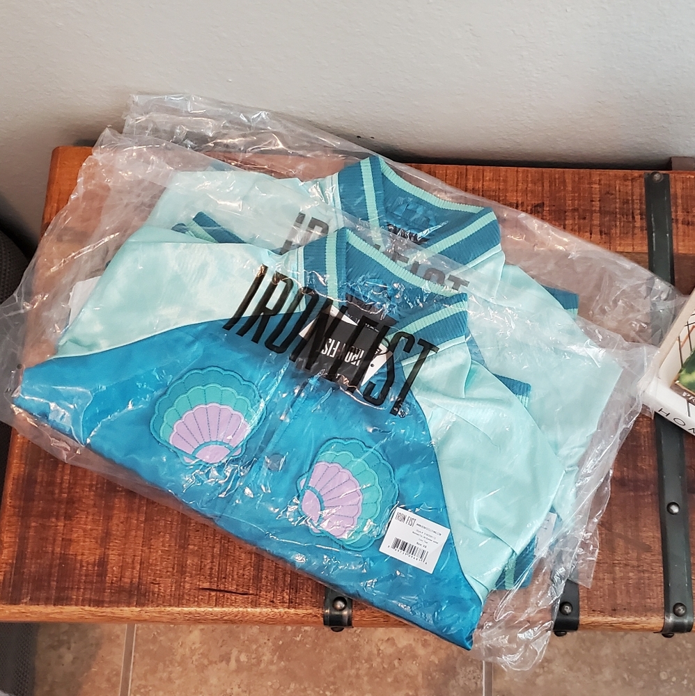 🧜‍♀Iron Fist Mermaid For Life Bomber Jacket🧜‍♀️ - Picture 16 of 16